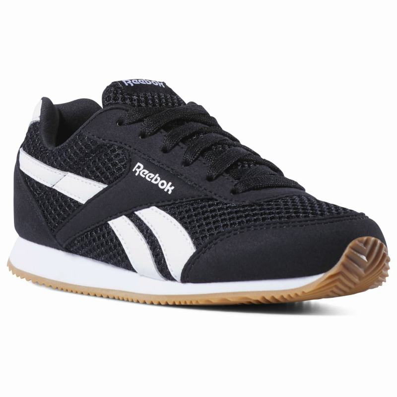 Tenisi Reebok Royal Classic Jogger 2 Baieti Negrii/Albi Romania CA4520CM